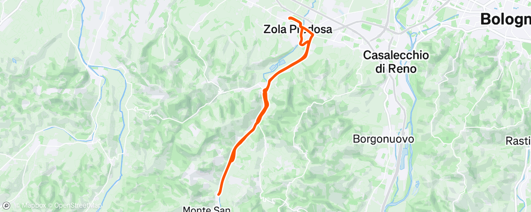 Map of the activity, Morning Ride