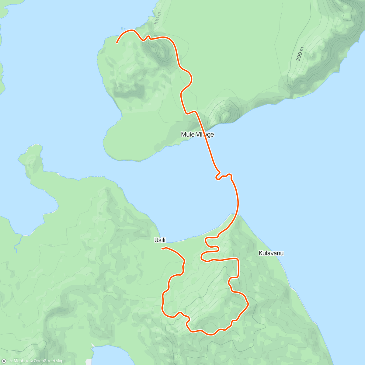 Mappa dell'attività Zwift - Mountain Route in Watopia