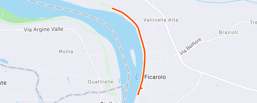 Карта физической активности (Corsa mattutina)