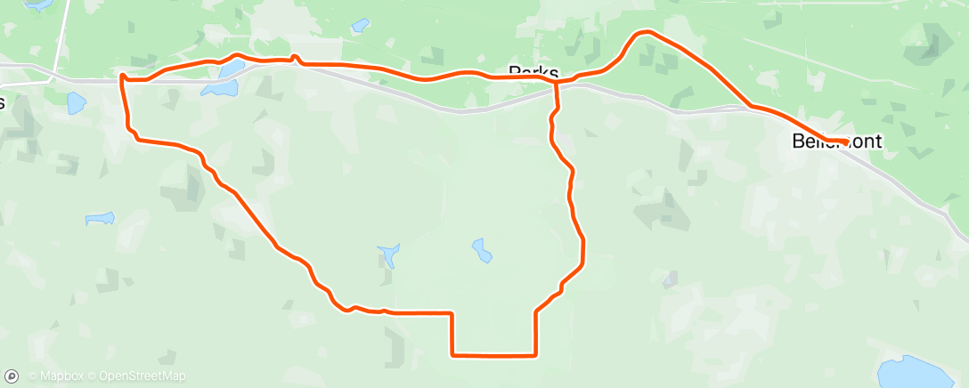 Map of the activity, Garland