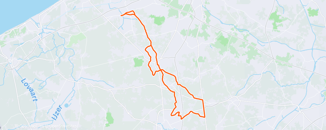 Map of the activity, Middagrit