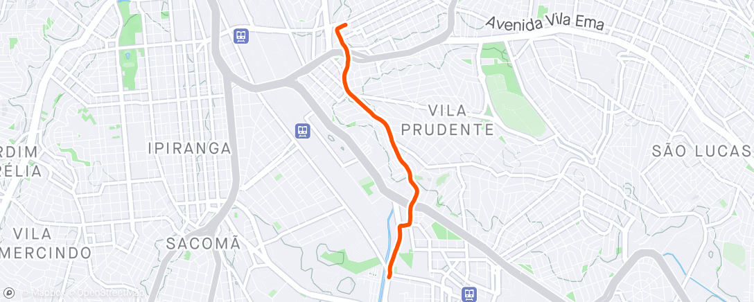 Map of the activity, Noite quente 🌞🙏🙌🚴👏💪🇧🇷