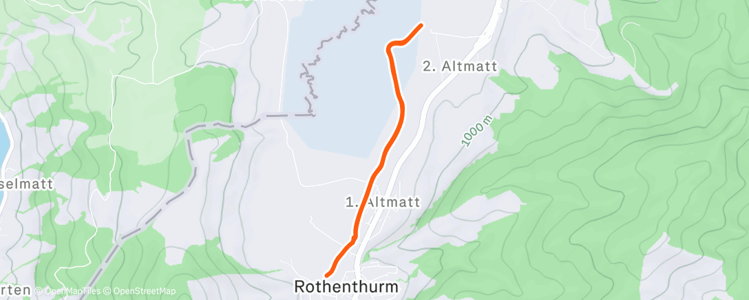 Map of the activity, Ski Nordisch am Morgen