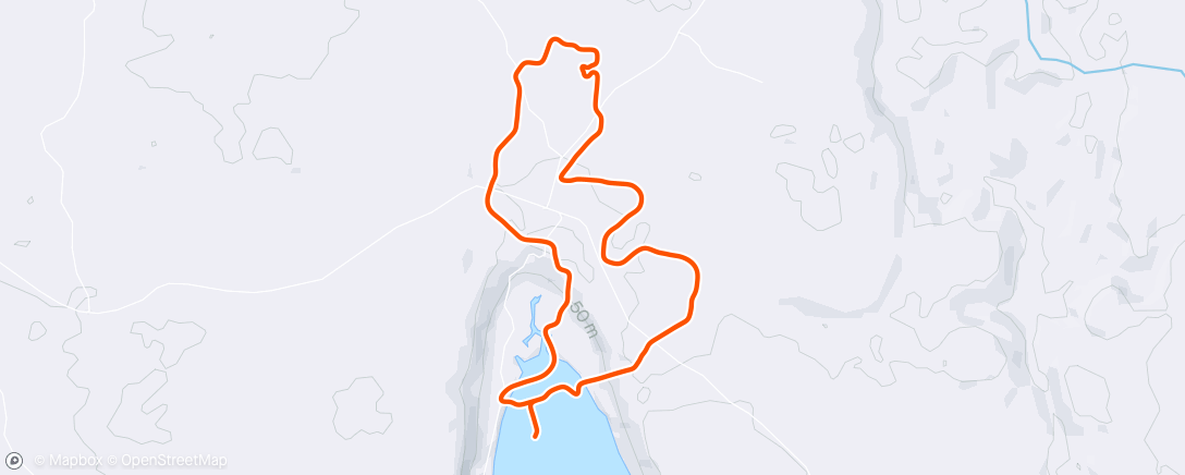 Map of the activity, Zwift - Group Ride: Chat and roll p/b TBR (C) on Electric Loop in Makuri Islands