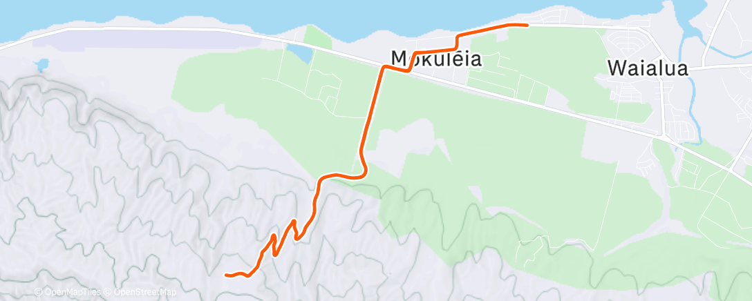 Mapa da atividade, Oops, no front derailer