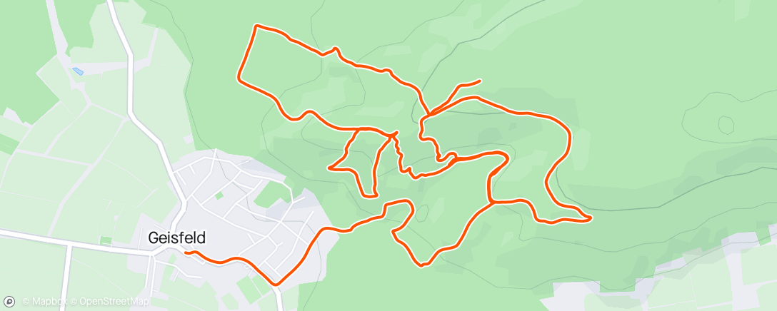 Map of the activity, Bamberg Geisfeld SRAM ride