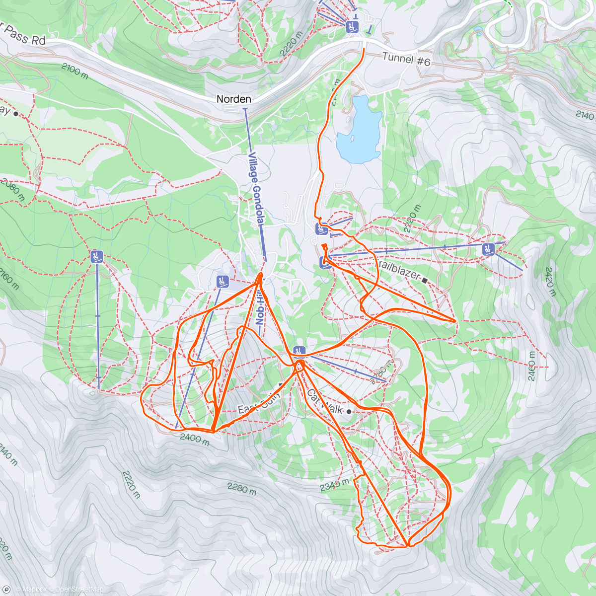 「Afternoon Alpine Ski」活動的地圖
