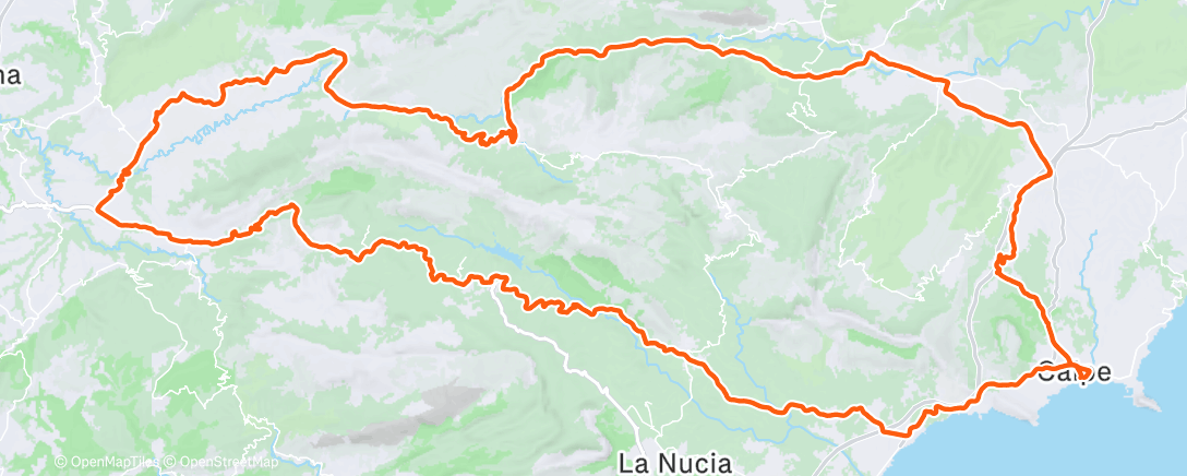 Map of the activity, Sortie vélo le matin