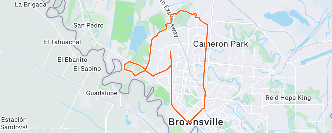 Map of the activity, Morning Ride