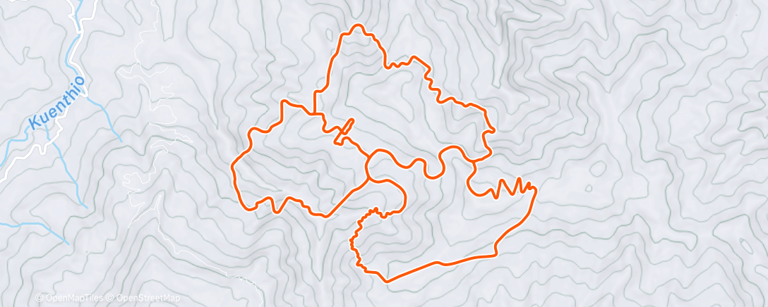 Map of the activity, Zwift 🚴