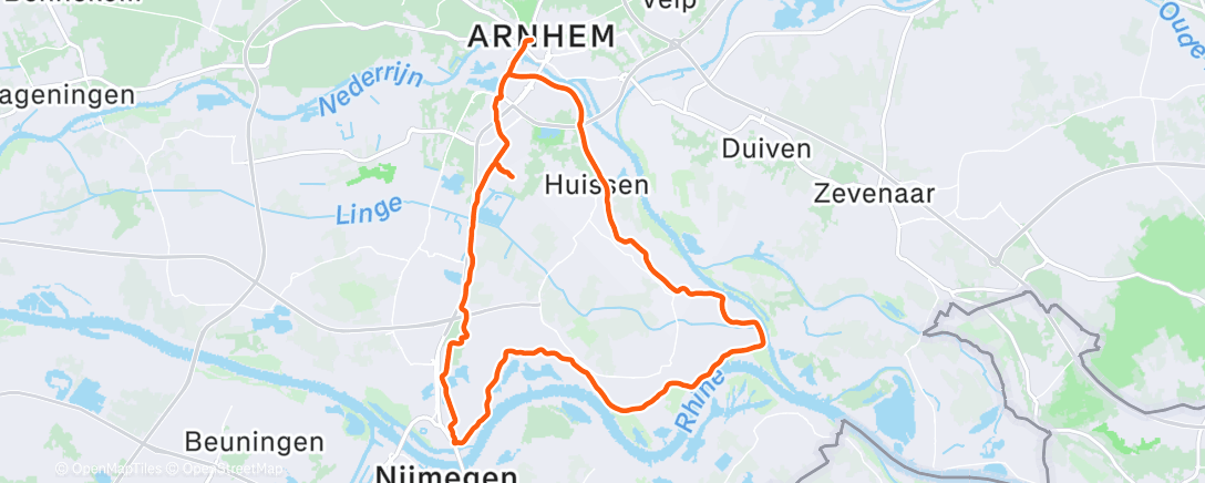 Map of the activity, Night Riders  💡