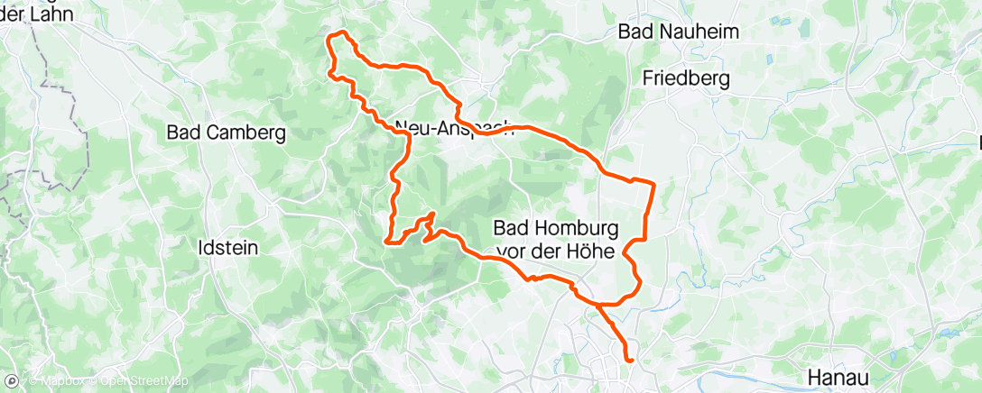 Map of the activity, Taunus Wunderland #3