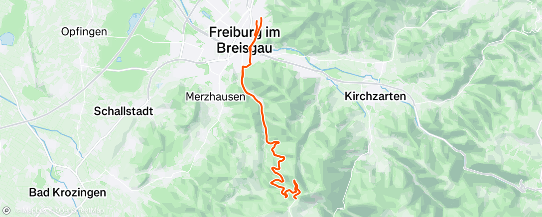 Map of the activity, Schauinsland