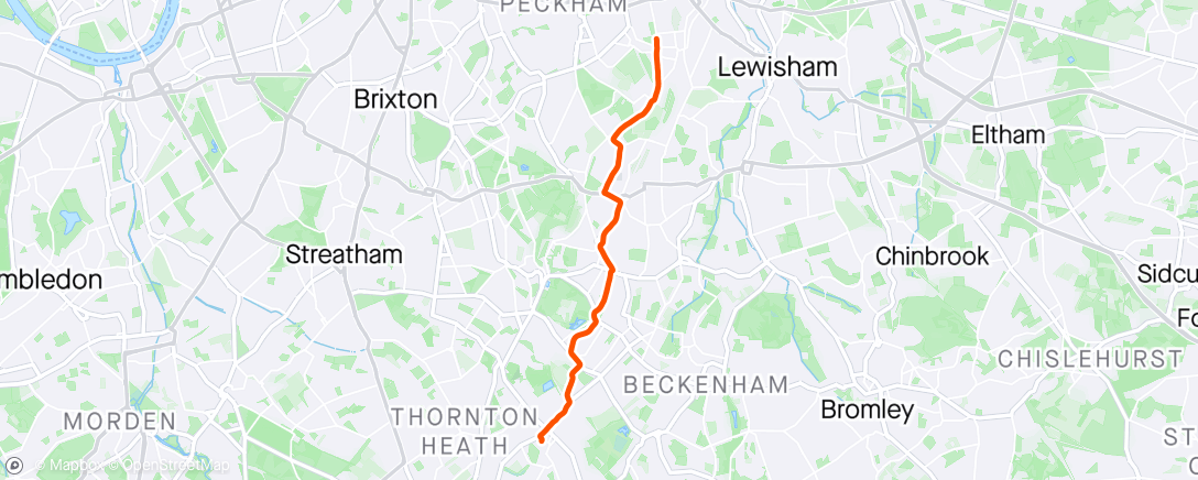 Map of the activity, Ride home from school 🤝