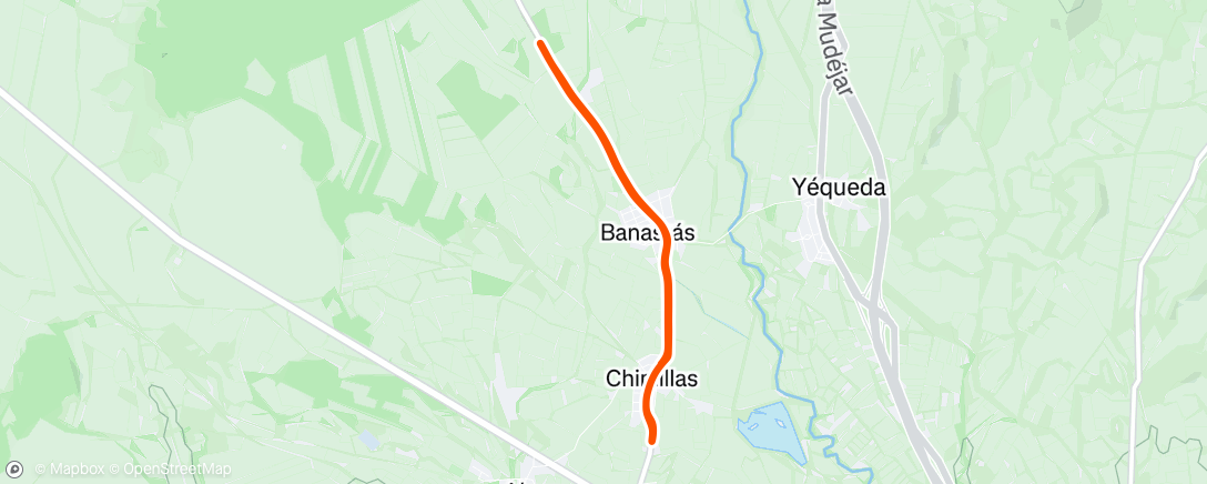 Map of the activity, Carrera de mañana