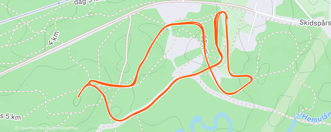 Map of the activity, Testar lite i Hemus