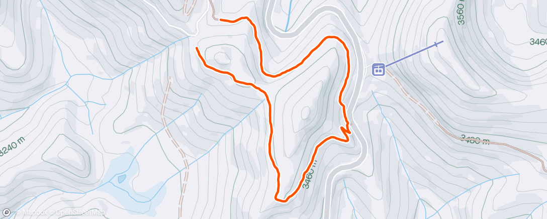 Map of the activity, Canaday Family Hike
