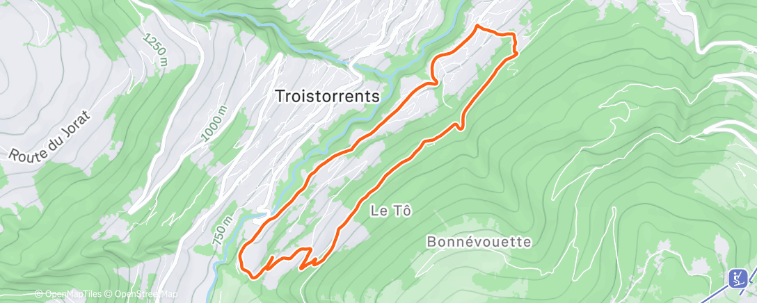 Карта физической активности (Décrassage)