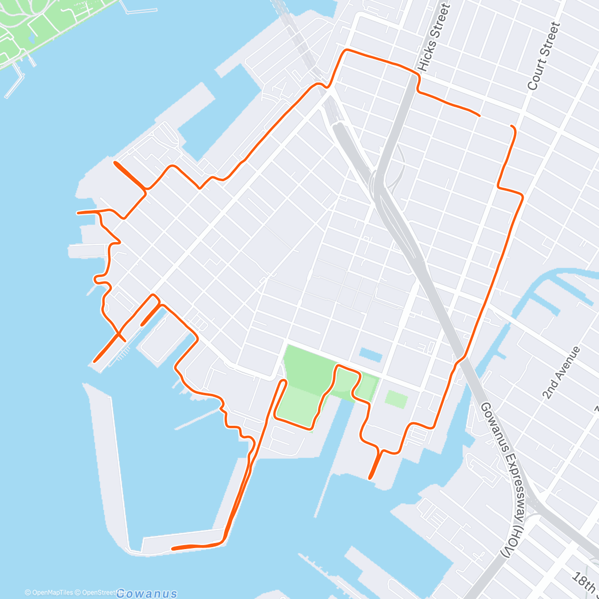 Map of the activity, Another Red Hook fire