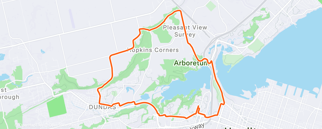 Mapa de la actividad (Shorts weather)