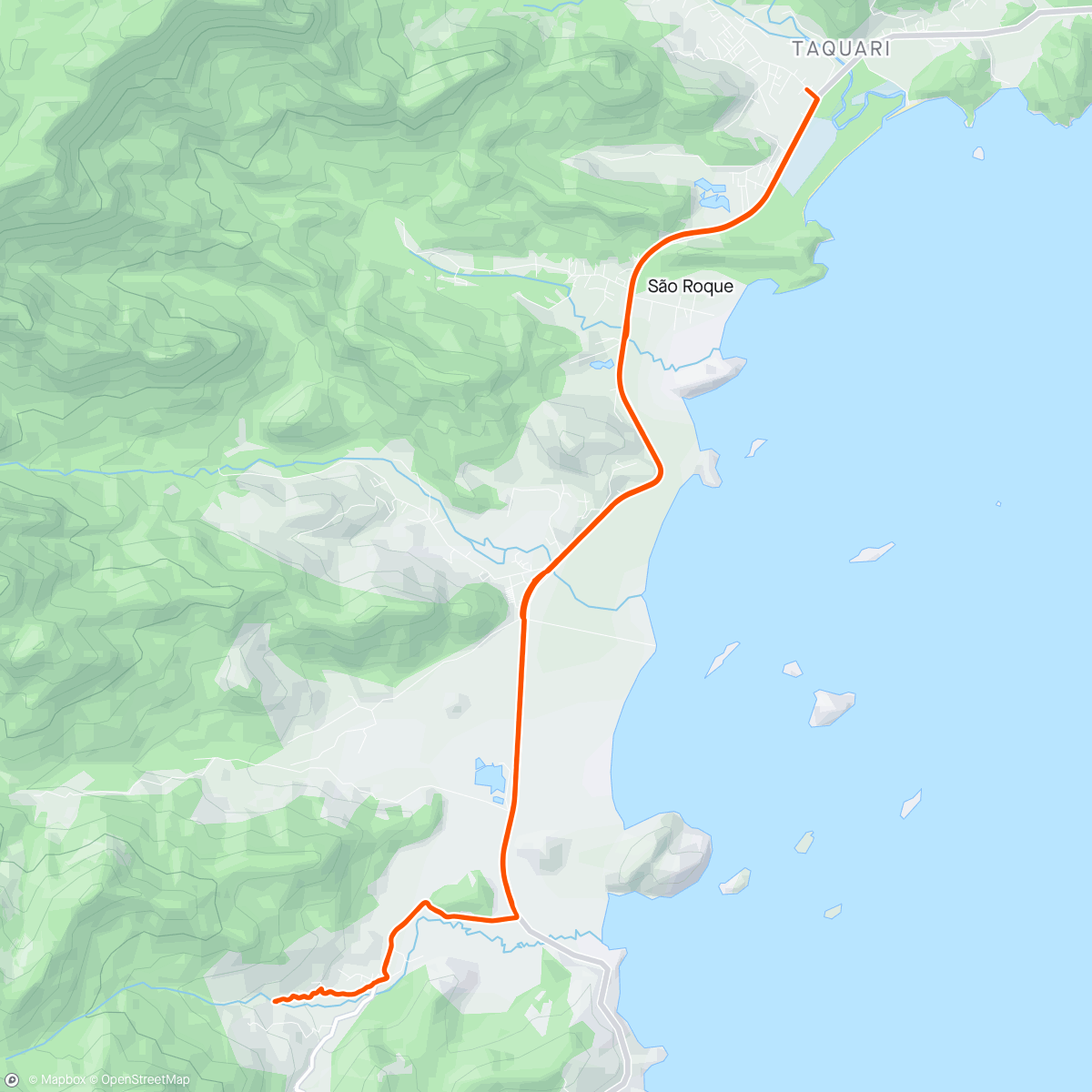 Mapa da atividade, Pedalzinho de leve na Graúna