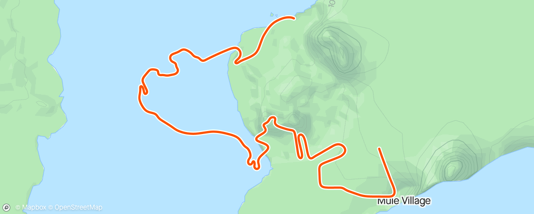 Map of the activity, Zwift - Red Unicorn in Watopia