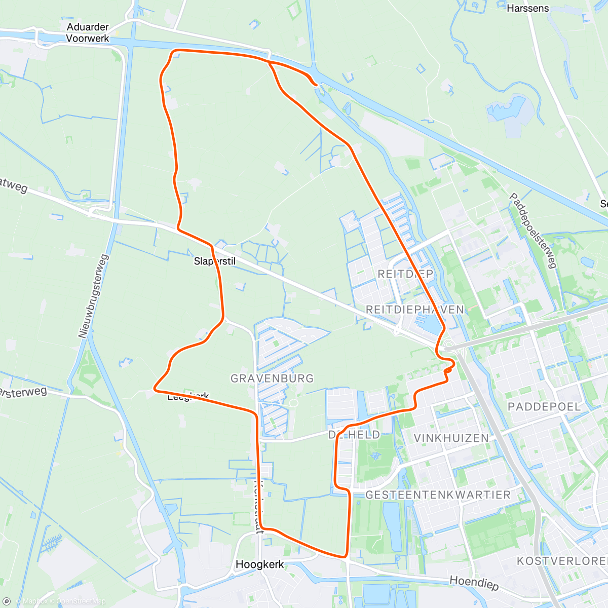 Map of the activity, LDL