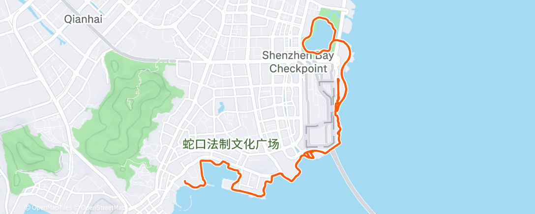 Карта физической активности (午后跑步)