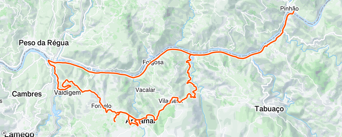 Map of the activity, Soltar a perninha e ver a nova subida de Santo Adrião com o suspeito do costume