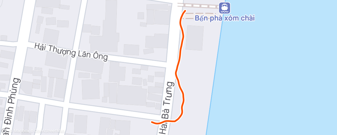 Map of the activity, Afternoon Walk