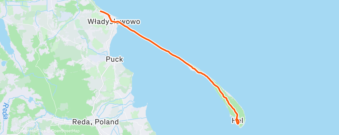 Map of the activity, Morning Ride