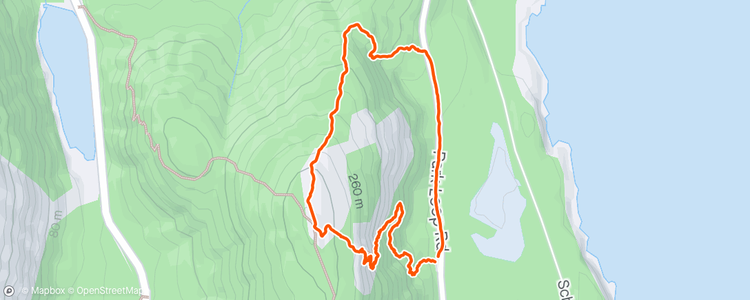 Mapa da atividade, Morning Hike