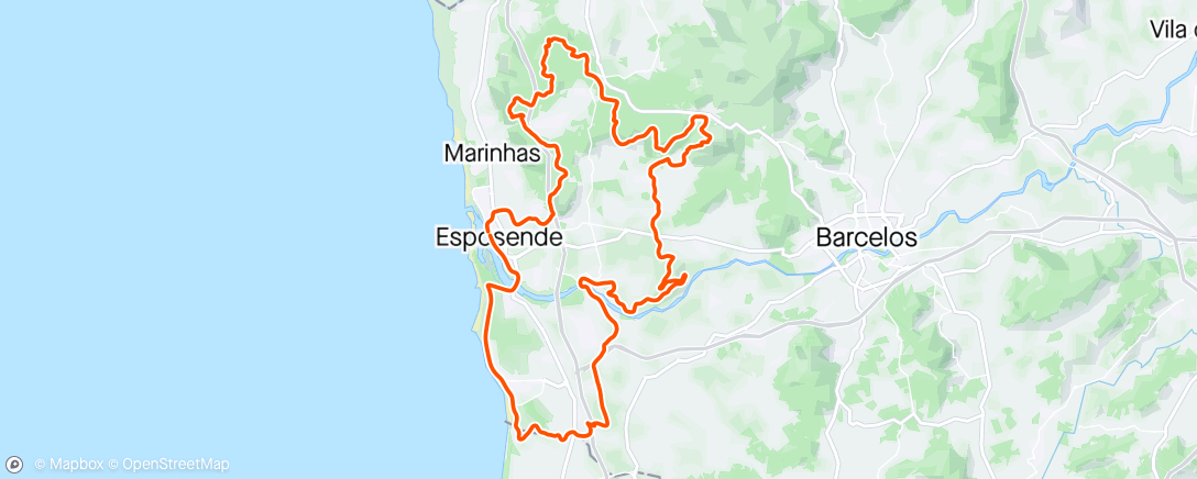 Map of the activity, Maratona Lusogalaico 2024