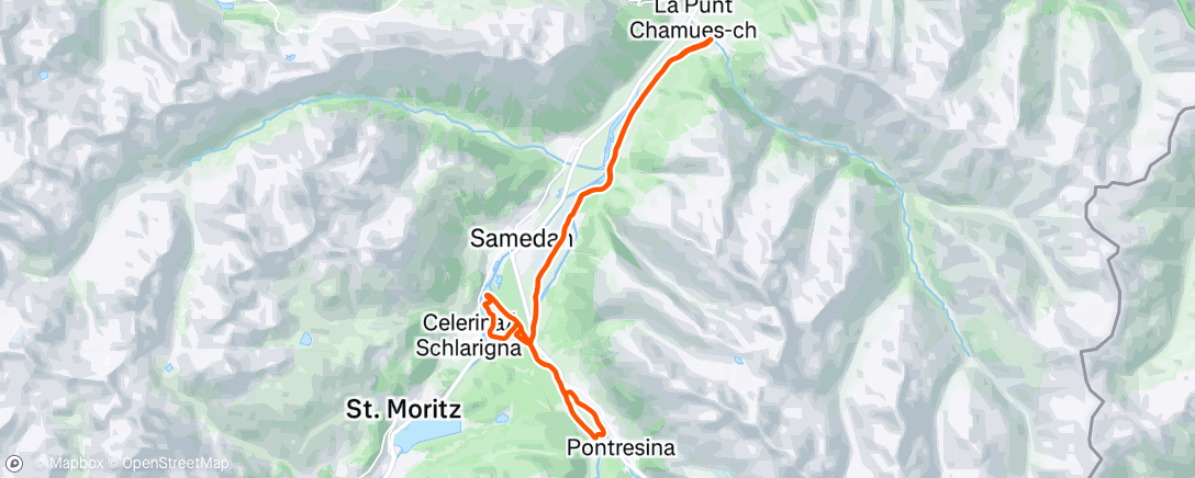 Map of the activity, Ski Nordisch am Morgen