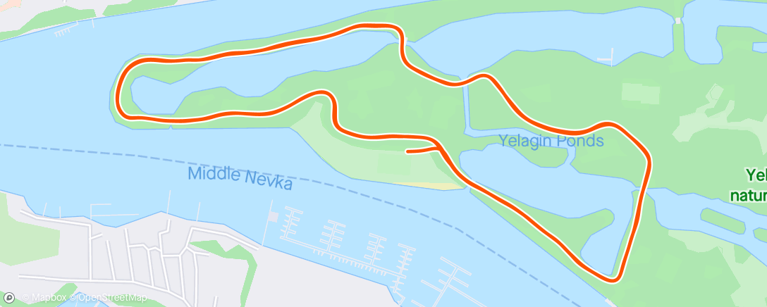 Map of the activity, 5 Вёрст #67 Елагин остров, Санкт-Петербург