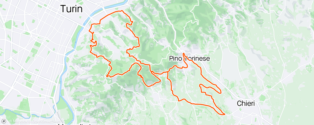 Карта физической активности (☀️ Andata e ritorno Torino)