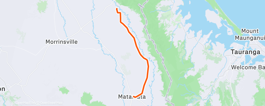 Карта физической активности (Lunch Ride)