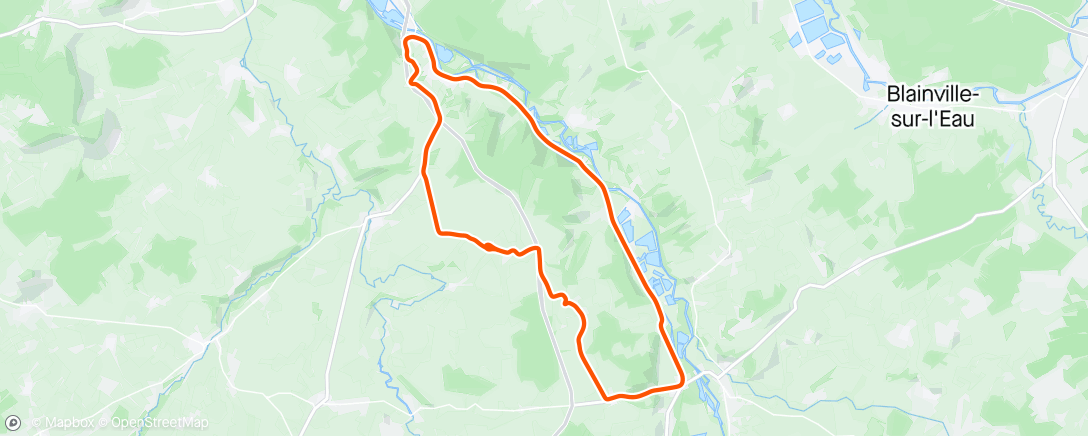 Map of the activity, Enchaînement vélo