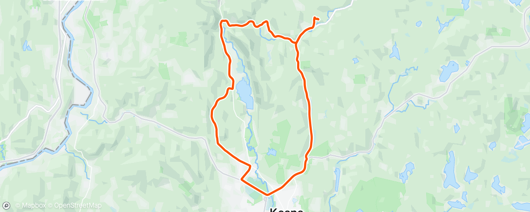 Map of the activity, Around the block - Sourh