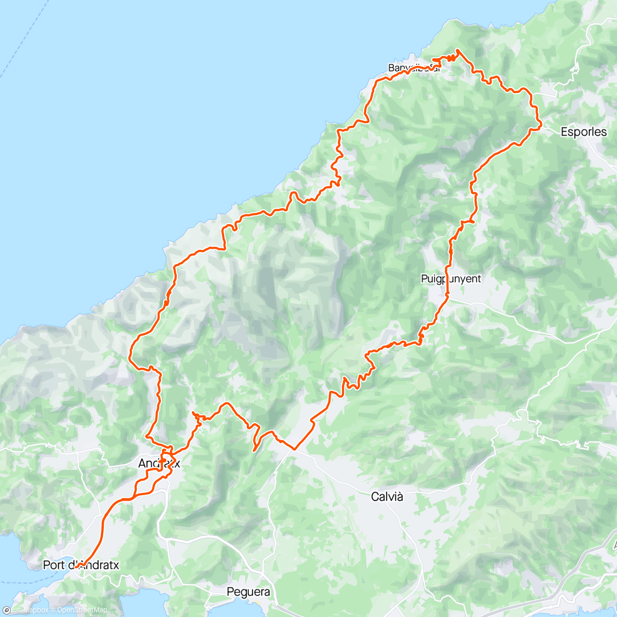 Map of the activity, Another dream ride ☀️🏔️🫶🏻
