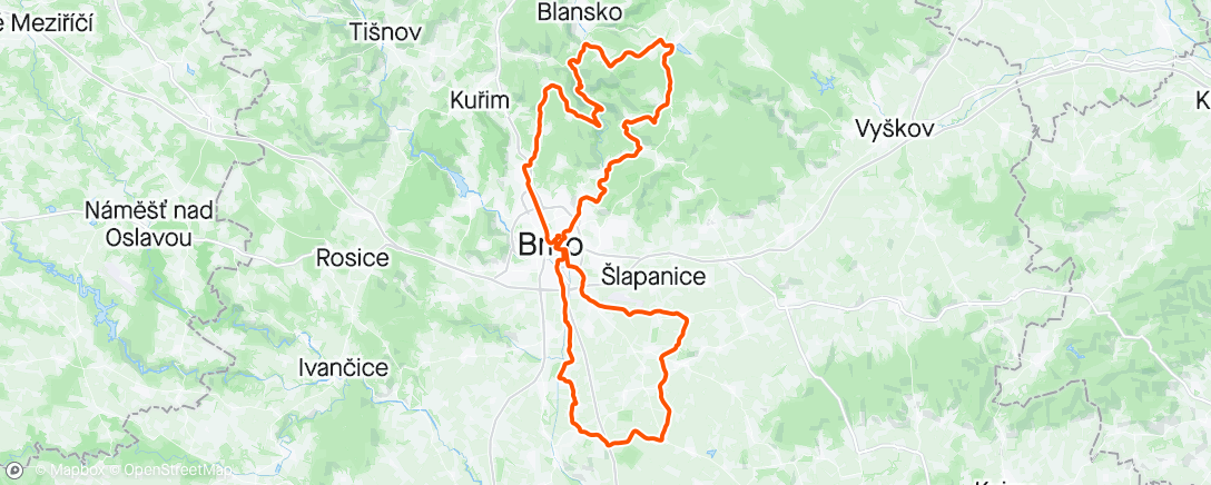 Map of the activity, ziletky.cc | mtbiker + after