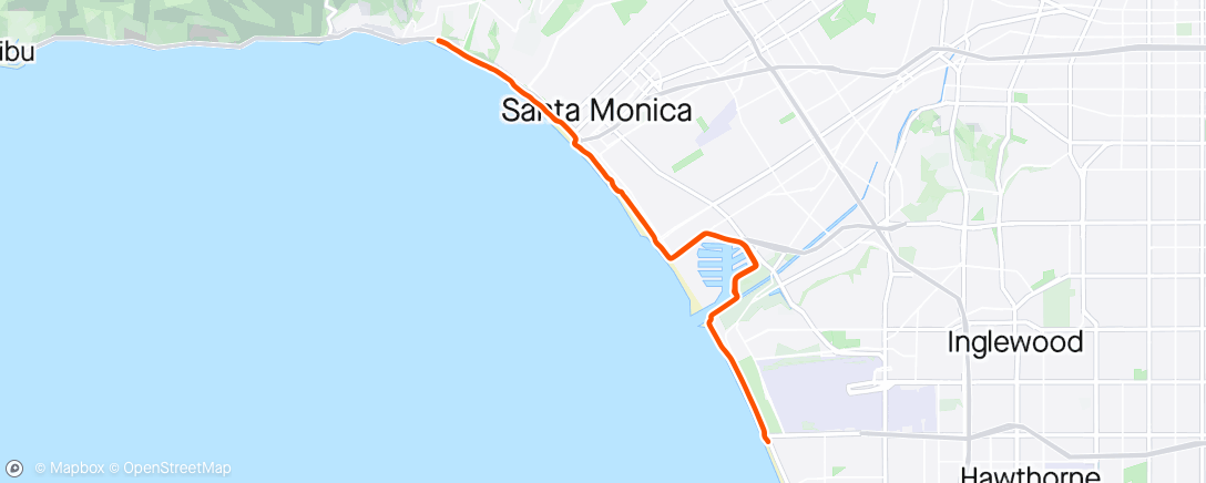 Mapa de la actividad, Bike Path