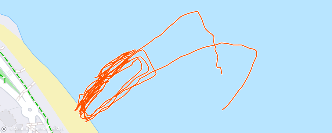 Map of the activity, Morning Workout