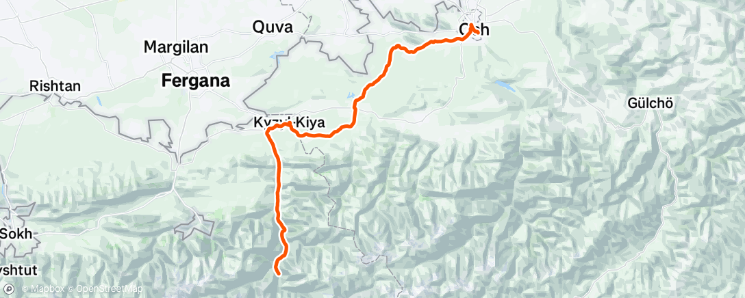 Map of the activity, Alay loop d1