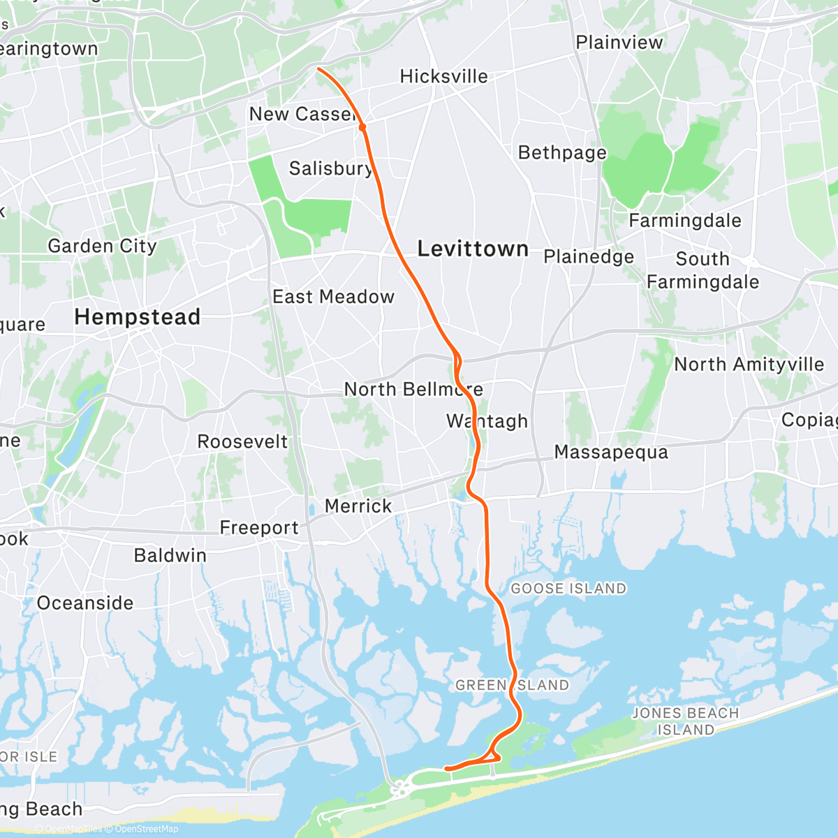 Map of the activity, ROUVY - Długa jazda