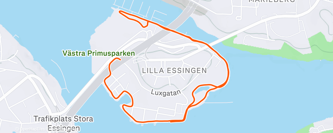 Карта физической активности (Morning Run)