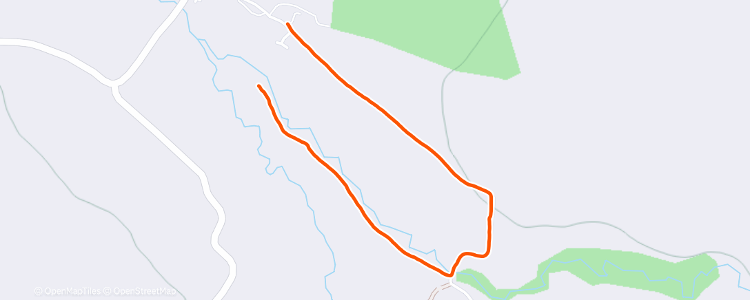 Map of the activity, Little Boxing day stroll