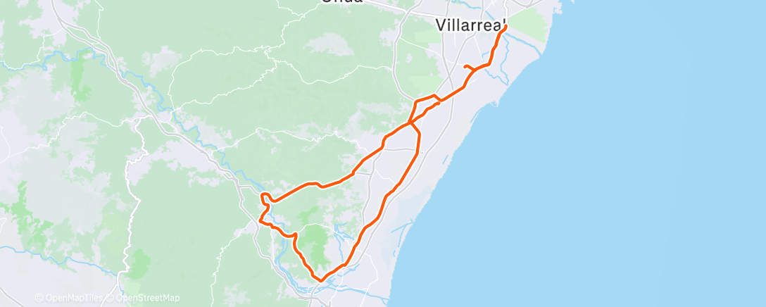 Карта физической активности (Bicicleta por la mañana)