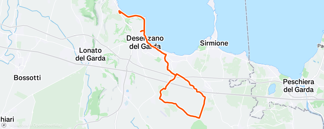 Карта физической активности (Lunch Ride)