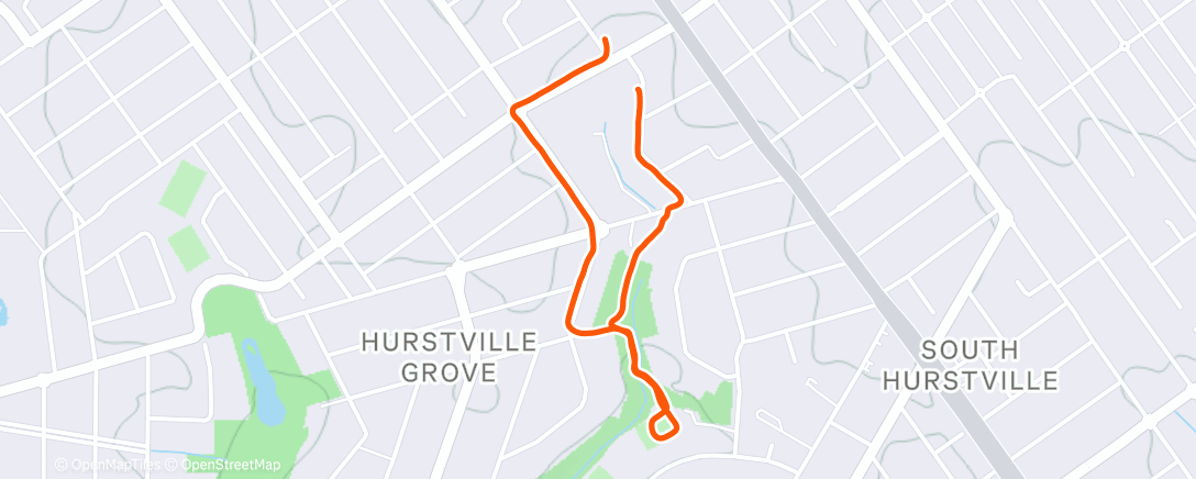 Map of the activity, Lunch Walk